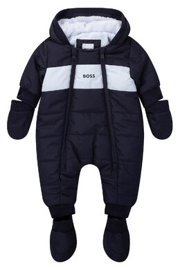 Boss Kidswear: Чёрный комбинезон