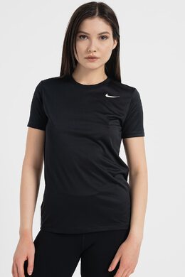 Nike: Чёрная футболка  Dri FIT