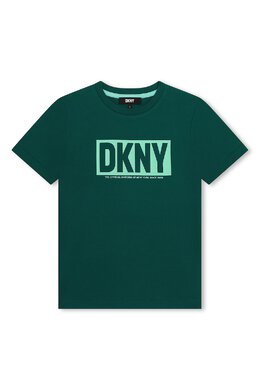 DKNY: Зелёная футболка 