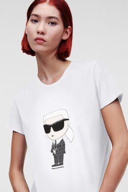 Karl Lagerfeld: Хлопковая футболка  Ikonik