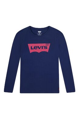 Levi's: Синяя блуза 