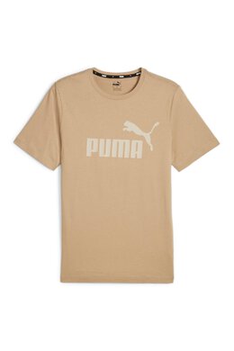 PUMA: Бежевая футболка  Ess