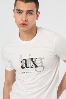 Armani Exchange: Чёрная футболка 