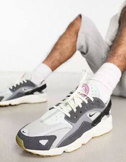 Nike: Чёрные кроссовки Air Huarache