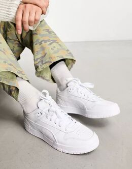PUMA: Белые кеды 