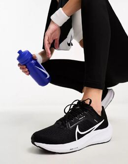 Nike: Чёрные кроссовки  Air Zoom