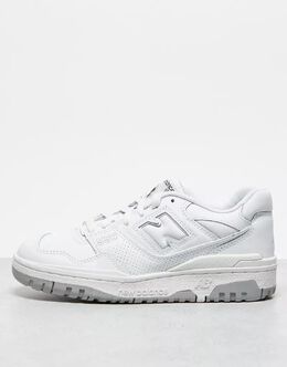 New Balance: Серые кроссовки  550