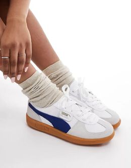 PUMA: Синие кроссовки 