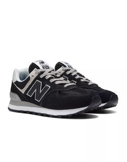 New Balance: Чёрные кроссовки  574