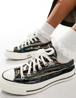 Converse: Серые кроссовки  Chuck 70 Ox