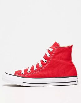 Converse: Красные кроссовки  Chuck Taylor All Star Hi