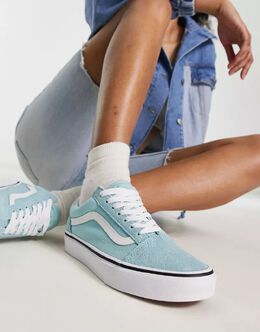 Vans: Голубые кроссовки  Old Skool