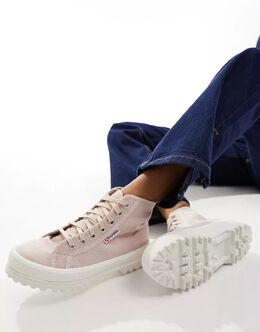 Superga: Розовые кроссовки 