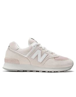 New Balance: Светлые кроссовки  574