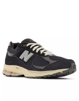New Balance: Чёрные кроссовки  2002R