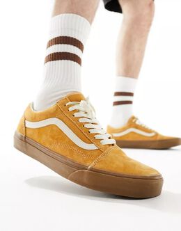 Vans: Коричневые кроссовки  Old Skool