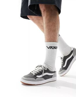 Vans: Серые кроссовки 