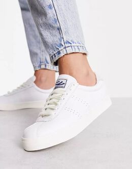 Superga: Белые кроссовки 