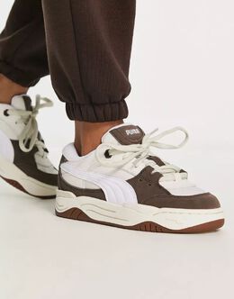 PUMA: Коричневые кроссовки 