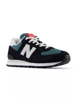 New Balance: Чёрные кроссовки  574