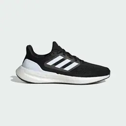 adidas: Чёрные кроссовки  PureBoost