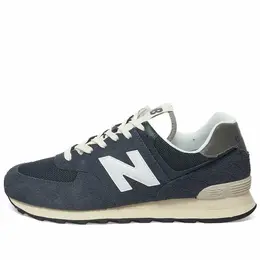 New Balance: Серые кроссовки  574