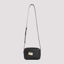Ferragamo: Чёрная сумка 