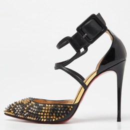 Christian Louboutin: Чёрные сандалии 