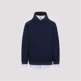 Balenciaga: Синяя толстовка  Navy