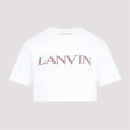 Lanvin: Белая футболка  Curb