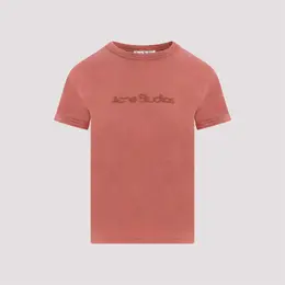 Acne Studios: Красная футболка 