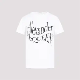 Alexander Mcqueen: Белая футболка 