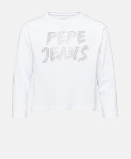 Pepe Jeans: Белый топ