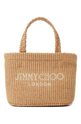 Jimmy Choo: Бежевая сумка 