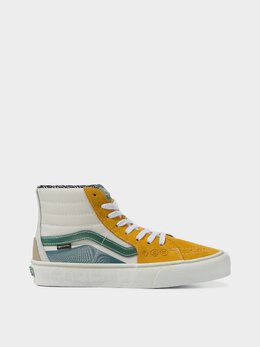 Vans: Бежевые кеды  Sk8-Hi