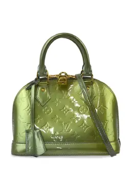 Louis Vuitton Pre-Owned: Зелёная сумка