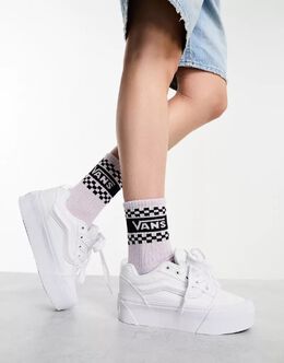 Vans: Белые кроссовки 