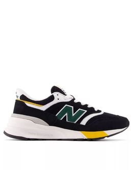 New Balance: Чёрные кроссовки 