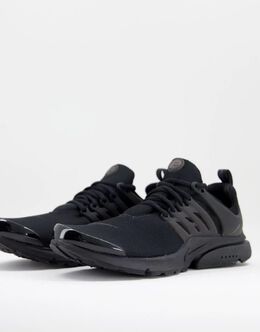 Nike: Чёрные кроссовки  Air Presto