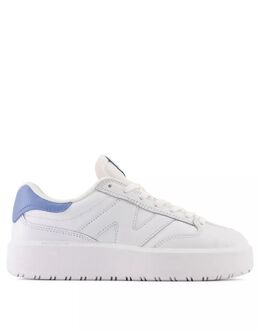 New Balance: Белые кроссовки 