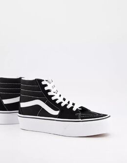 Vans: Чёрные кроссовки  Sk8-Hi