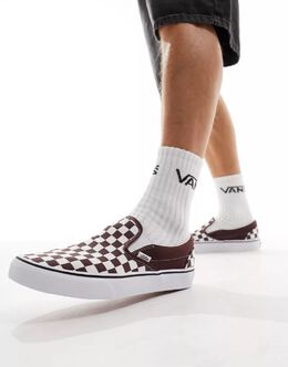 Vans: Коричневые кроссовки 