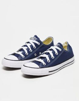 Converse: Тёмные кроссовки  Chuck Taylor All Star Ox