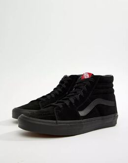 Vans: Чёрные кроссовки  Sk8-Hi