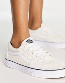 Vans: Белые кроссовки  Sk8 Low