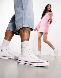 Converse: Белые кеды  Chuck Taylor All Star