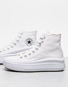 Converse: Белые кроссовки  Chuck Taylor All Star Move