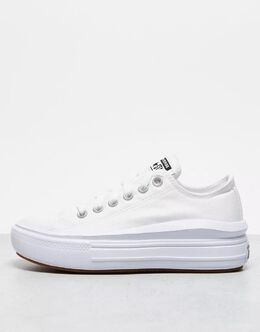 Converse: Белые кроссовки  Chuck Taylor All Star Move