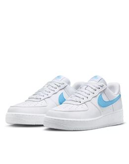 Nike: Синие кроссовки  Air Force 1