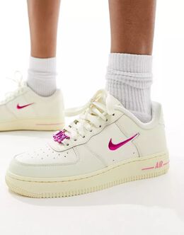 Nike: Розовые кроссовки  Air Force 1